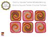 Granny Square Twister spiral - crochet pattern, photo-tutorial