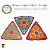 Crochet Pattern Granny Square TRIANGLE PDF Tutorial