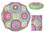 Crochet Pattern Granny Square Pin Wheel 3 in 1 - Square Hexagon Octagon  PDF