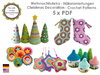Christmas Crochet pattern package, 5 x PDF, Christmas decoration, Bestseller, Christmas decor