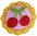 Kirschen, Cherries - Button Aufnäher, Applikation - Häkelanleitung Ebook PDF-Datei