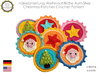 Crochet pattern Christmas patches, star, Santa, Christmas tree, crochet application PDF