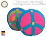 Crochet Pattern, Peace Cushion, Crochet Cushion, Peace Sign, Decorative Cushion, Hippie Cushion, PDF