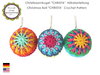 Crochet pattern, Christmas ball Christa, Christmasballs, Christmas decorations PDF