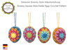Colorful Easter Eggs Granny Style - crochet pattern - photo tutorial