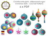 Crochet pattern package: Christmas balls, Bestseller, Christmas decor, Baubles, 6 x PDF (Zip file)