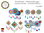 Crochet pattern package 4 x PDF, Dreamcatcher, Dream Catcher, ENGLISH (US terms)