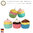 Crochet Pattern Cupcake Christmas Balls, Crochet Bauble Cupcake, PDF English (US terms)
